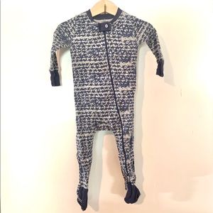 Burts Bees Baby footed pajama. Like new